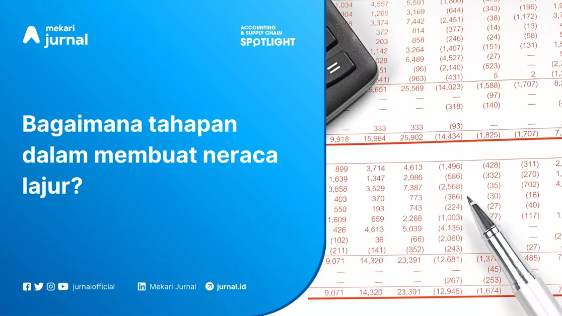 tahapan, langkah, dan contoh membuat neraca lajur